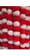 Amroha Craft Red-White Artificial Marigold Garland Mala - Pack of 5